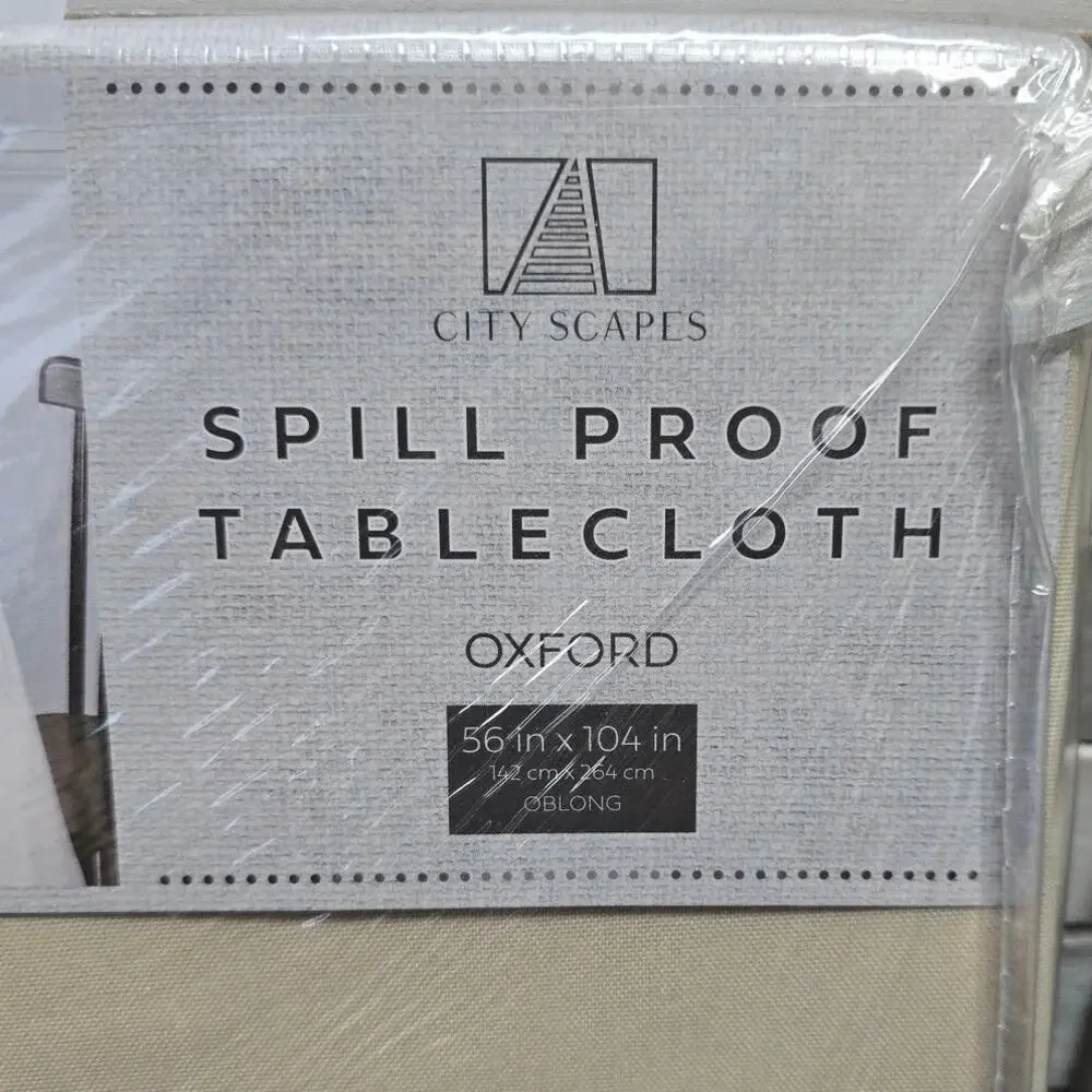 City Scapes Spill-Proof Tablecloth – Oxford 56